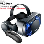 Virtual Reality VR Glasses IMAX Huge Screen HD 3D Glasses Google Cardboard Box VR Headset Helmet for 5-7" Phone,Support Gamepad